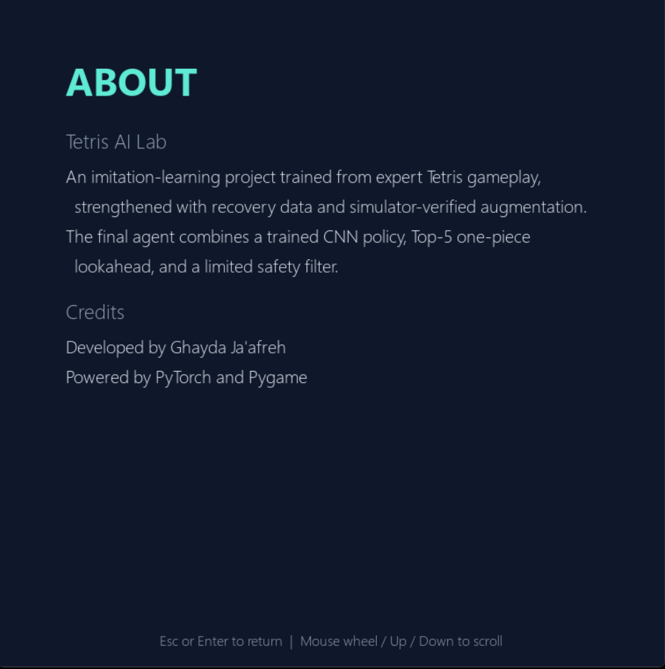 About Screen